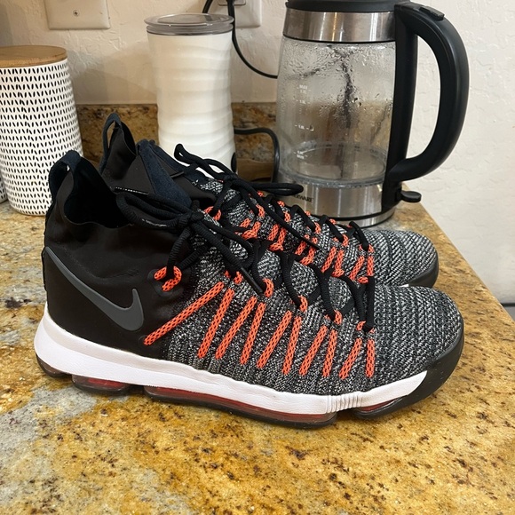 Nike KD 9 Elite Dark Grey Hyper Orange size 11 - Picture 1 of 10
